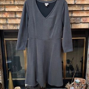 Merona 3/4 sleeve Gray dress size M